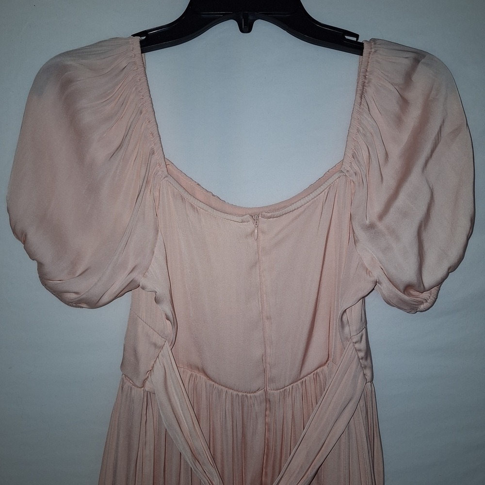 Valentine's Day Altar'd State Light Pink Puff Sleeve Mini Dress S Coquette Fairy - Picture 12 of 16
